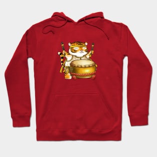 Cute CNY Year of the Tiger Drumer Hoodie